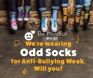 Η ημέρα Odd Socks (διαφορετικές κάλτσες) επινοήθηκε στο πλαίσιο της εκστρατείας anti-bullying στην Αγγλία για να δώσει την ευκαιρία στα παιδιά να εκφράσουν την αποδοχή της ατομικότητας και της μοναδικότητα τους!  